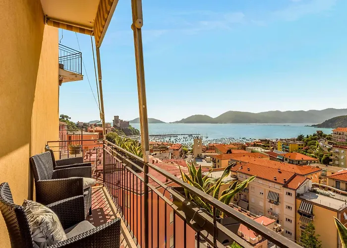 Sea View Private Parking Position Lägenhet Lerici